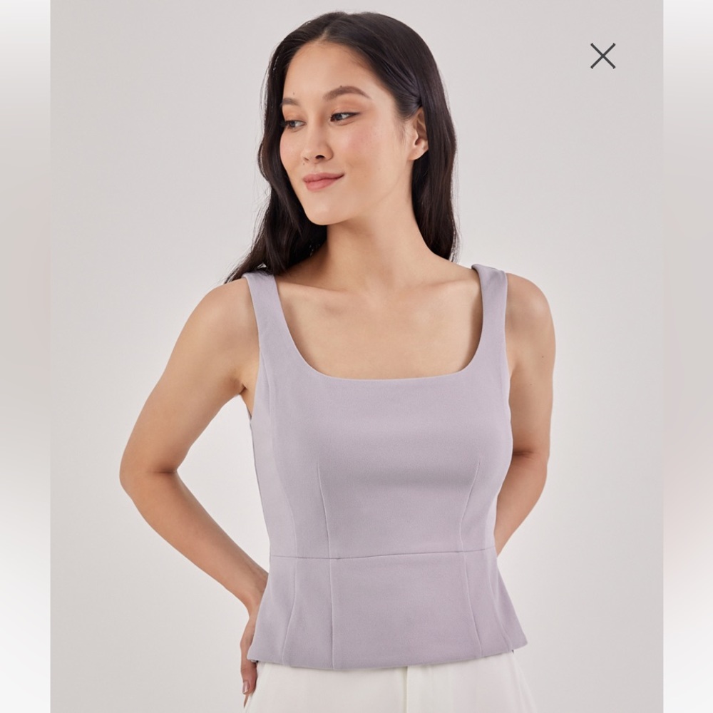 BNWT Love Bonito Hadria Fitted Jersey Top